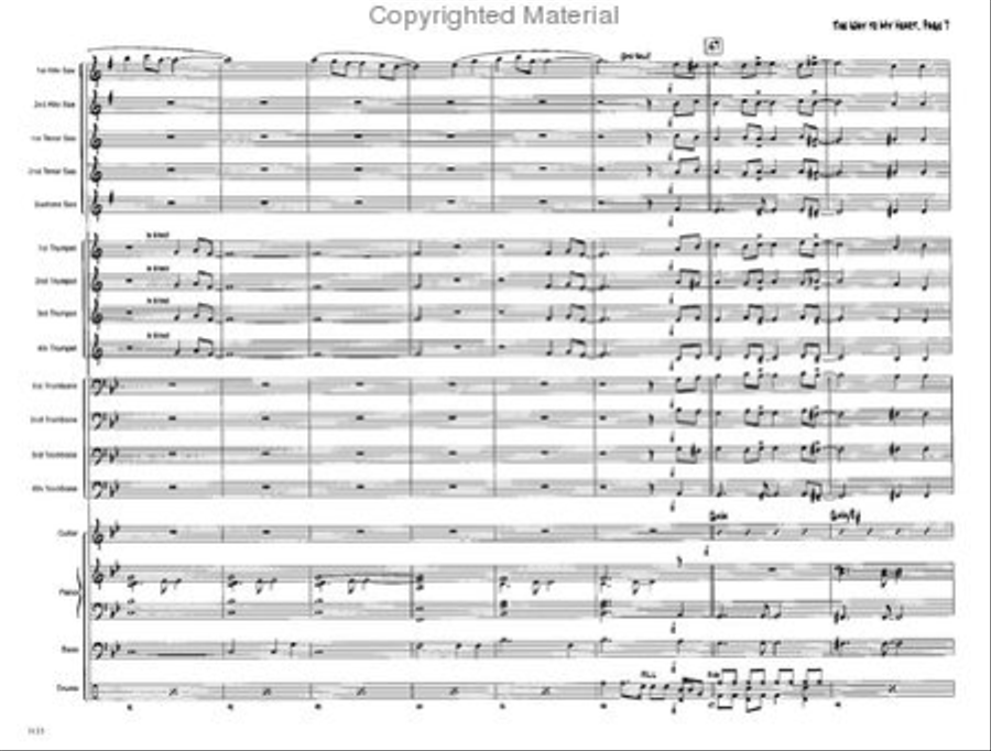 The Way To My Heart Jazz Ensemble scores gallery preview page 7