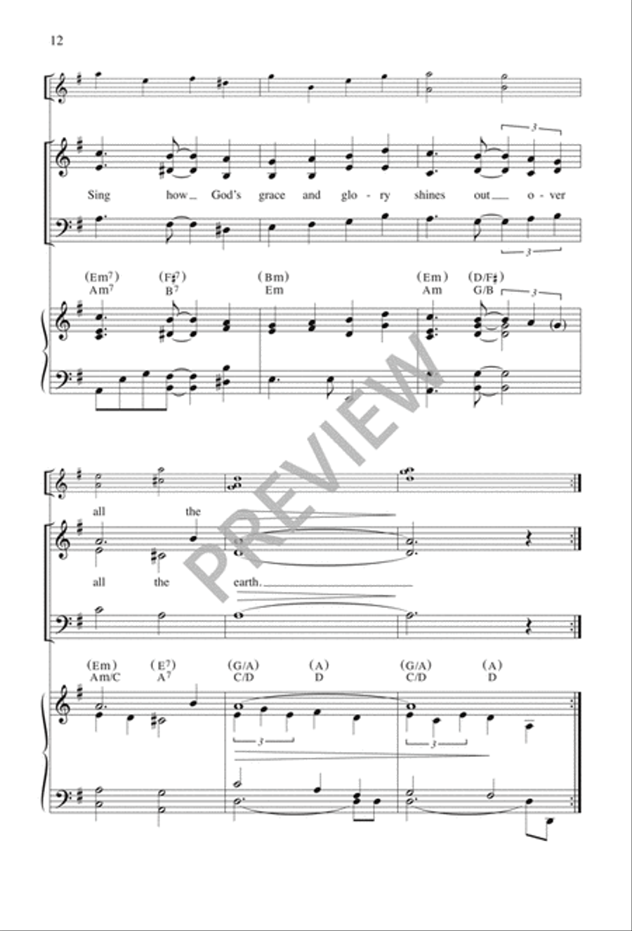 Welcome the Child 4-Part scores gallery preview page 13