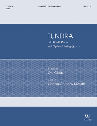 Book cover for Tundra (SATB Full Score and Parts)
