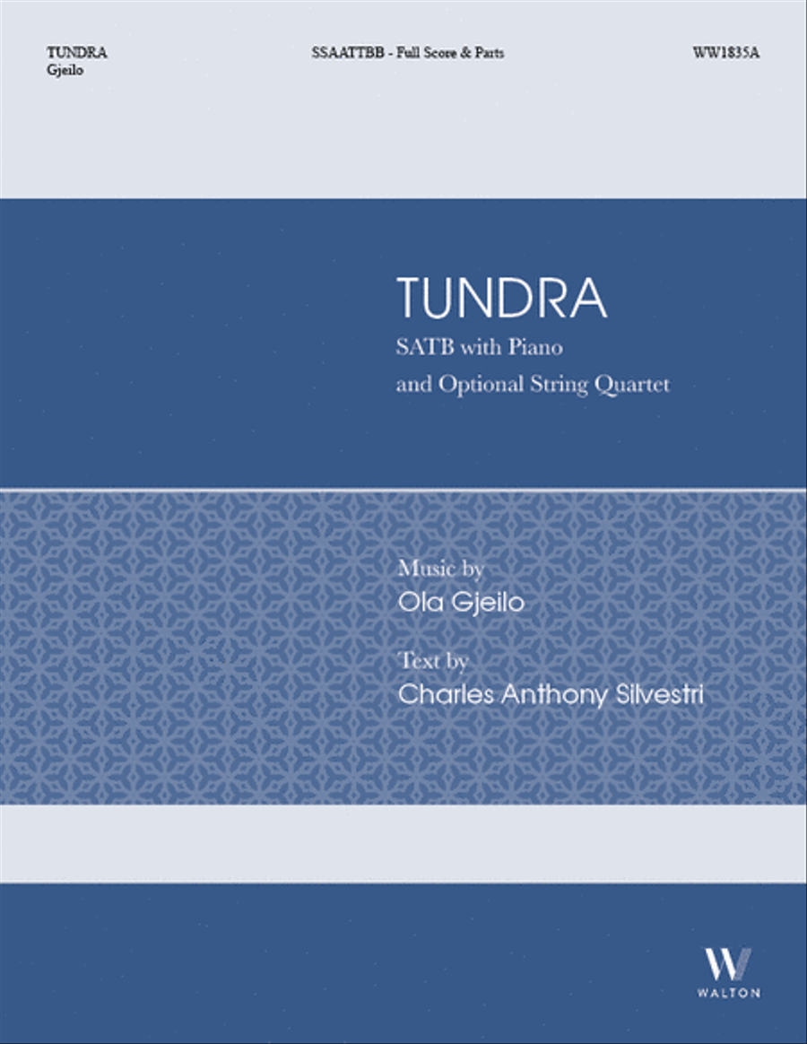 Tundra (SATB Full Score and Parts)