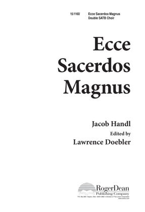 Book cover for Ecce Sacerdos Magnus