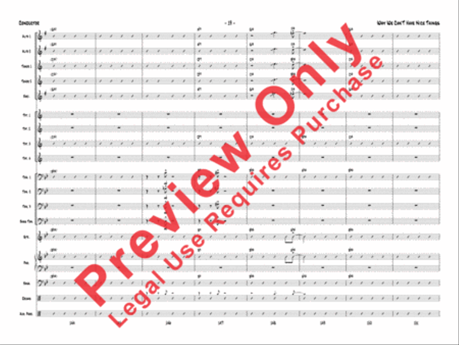 Why We Can't Have Nice Things Jazz Ensemble scores gallery preview page 20