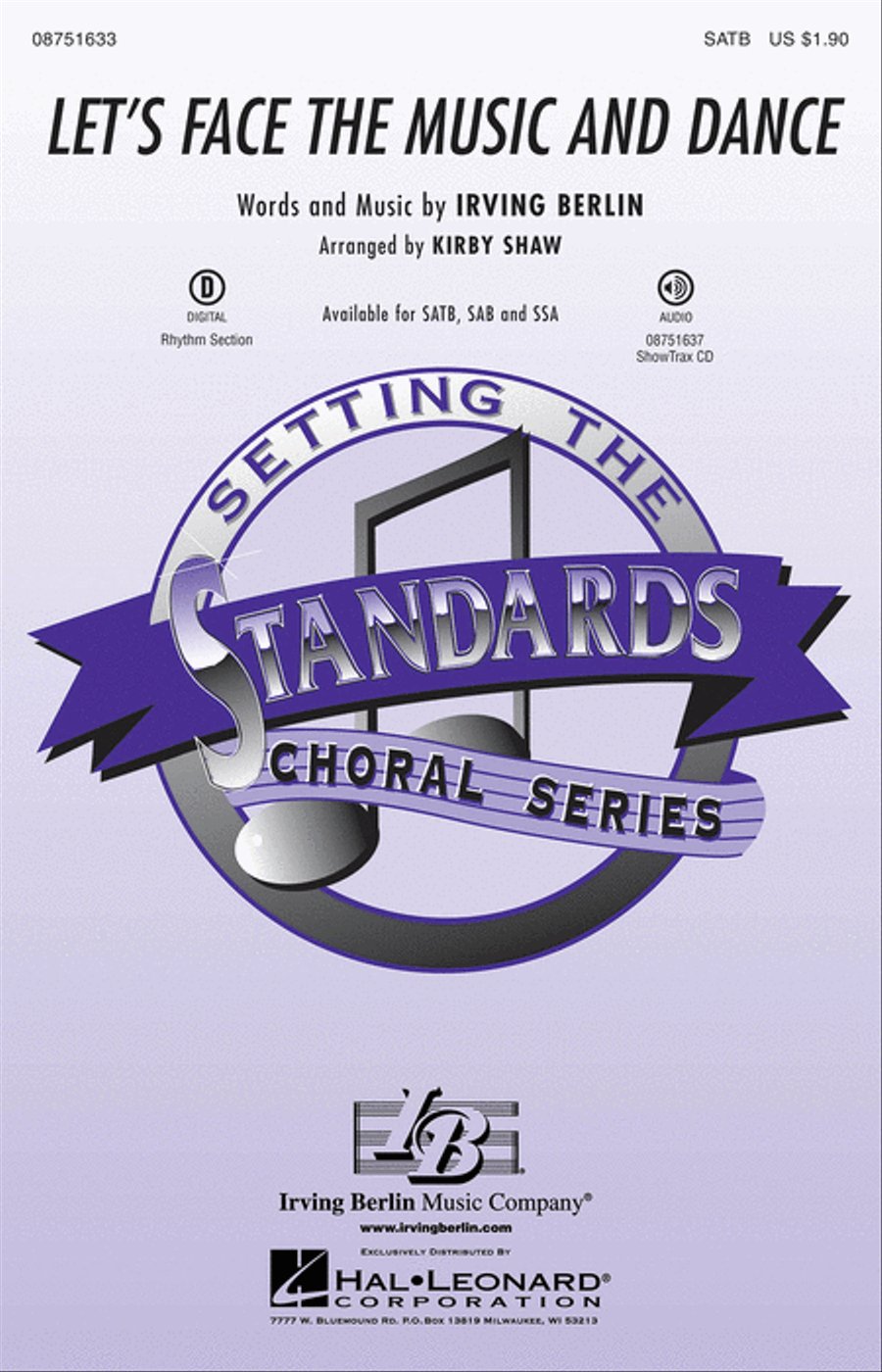 Let's Face the Music and Dance 4-Part scores gallery preview page 1