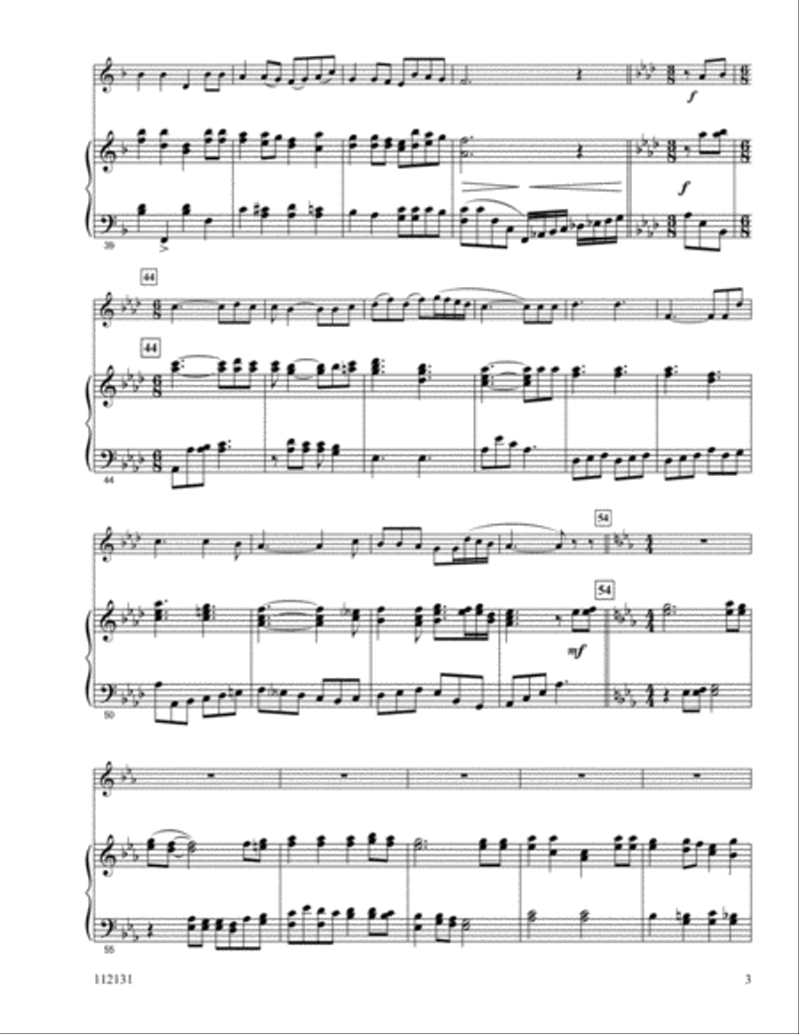 At The Cross Piano Accompaniment scores gallery preview page 3