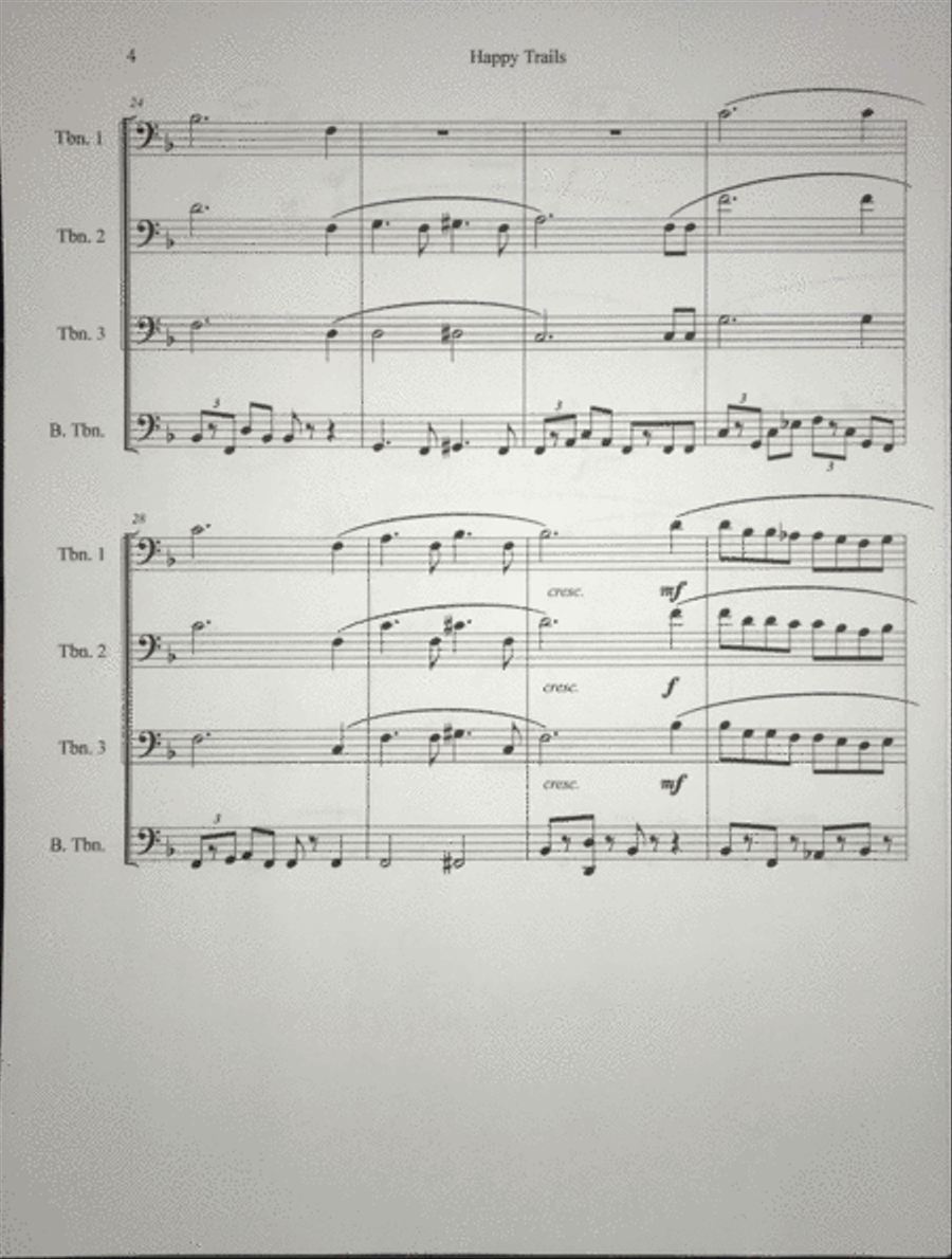 Happy Trails Happy Trails Small Ensemble scores gallery preview page 5