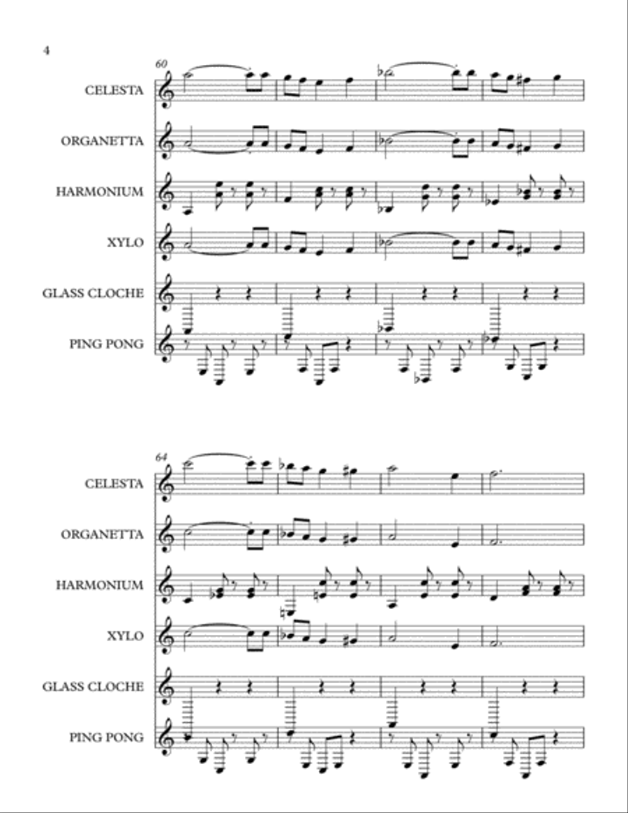 BILLARD CARROUSEL (PLAYFUL PIECES) Small Ensemble scores gallery preview page 4