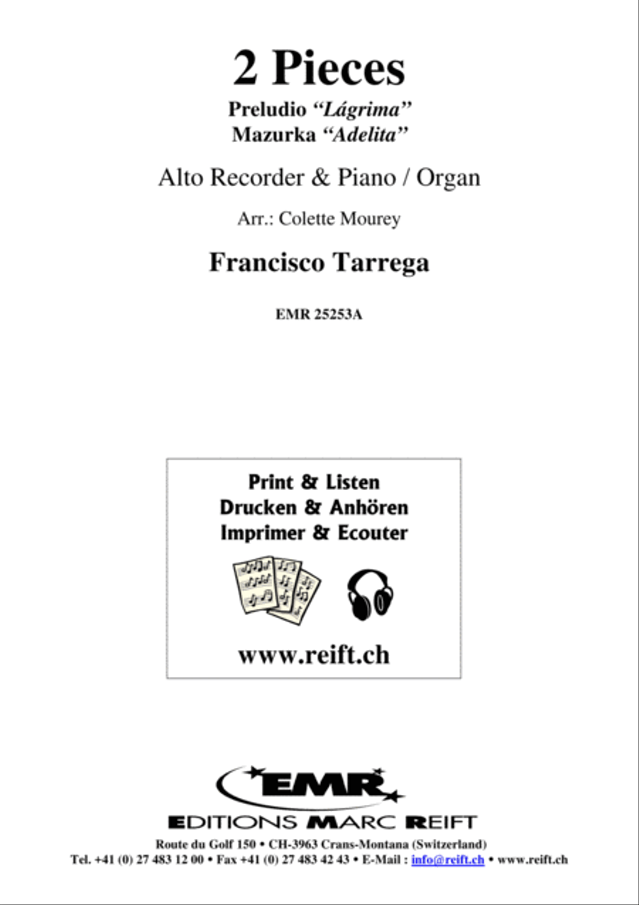 2 Pieces Alto Recorder scores gallery preview page 2