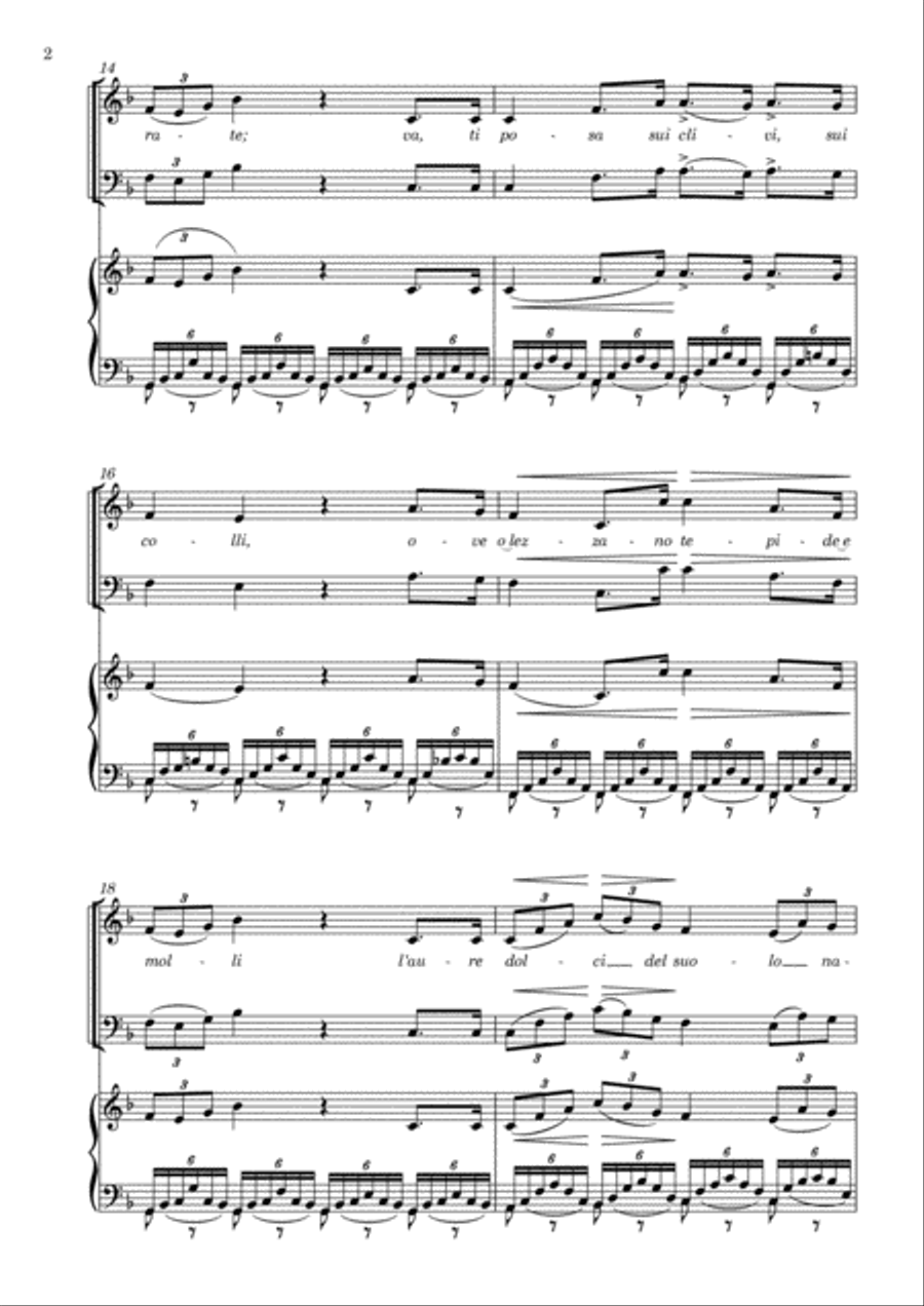 Chorus of the Hebrew Slaves (SATB) 4-Part scores gallery preview page 4