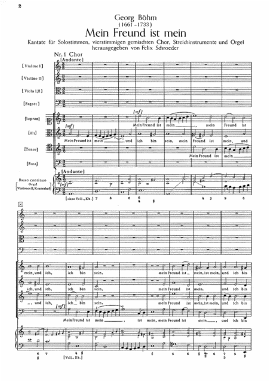 Mein Freund ist mein 4-Part scores gallery preview page 1