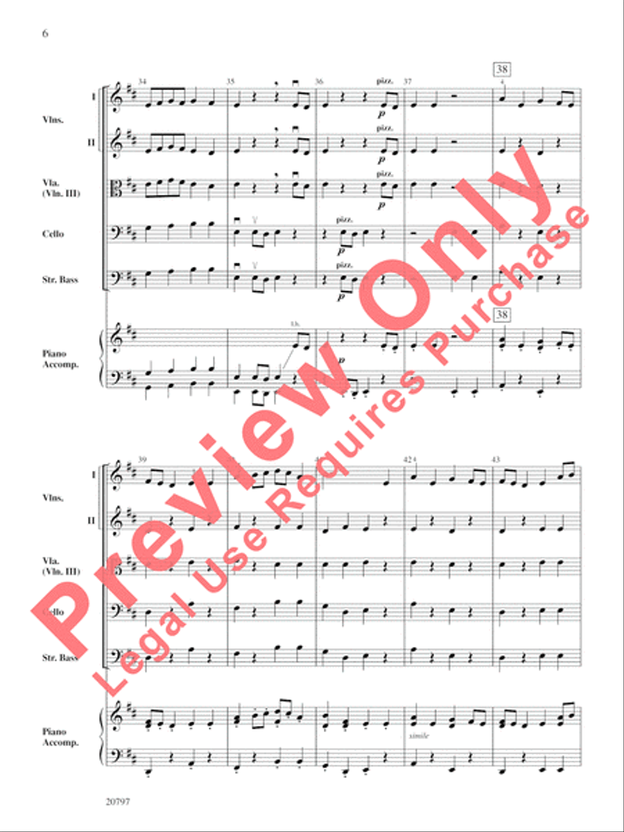 Dragonhunter String Orchestra scores gallery preview page 15