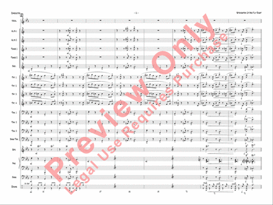 Straighten Up and Fly Right Jazz Ensemble scores gallery preview page 14