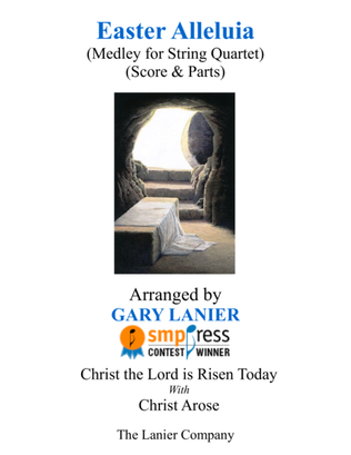 Book cover for Gary Lanier: Easter Alleluia (String Quartet medley – Score & Parts)