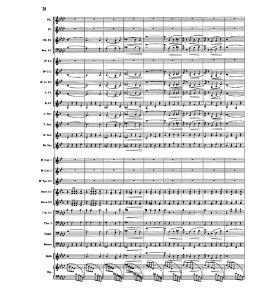 The Stars and Stripes Forever Concert Band scores gallery preview page 8