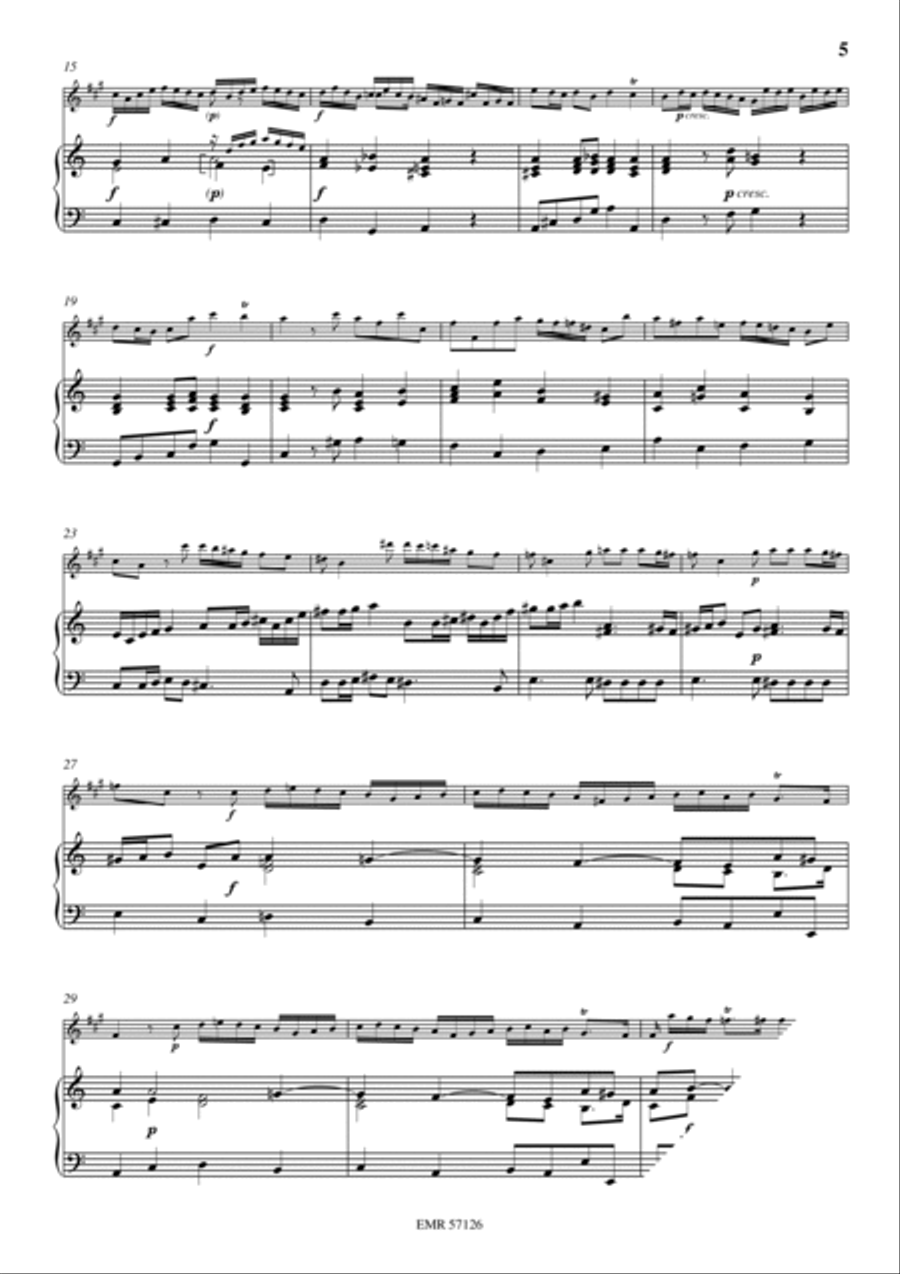 Sonata No. 3 Sonata No. 3 Alto Saxophone scores gallery preview page 6