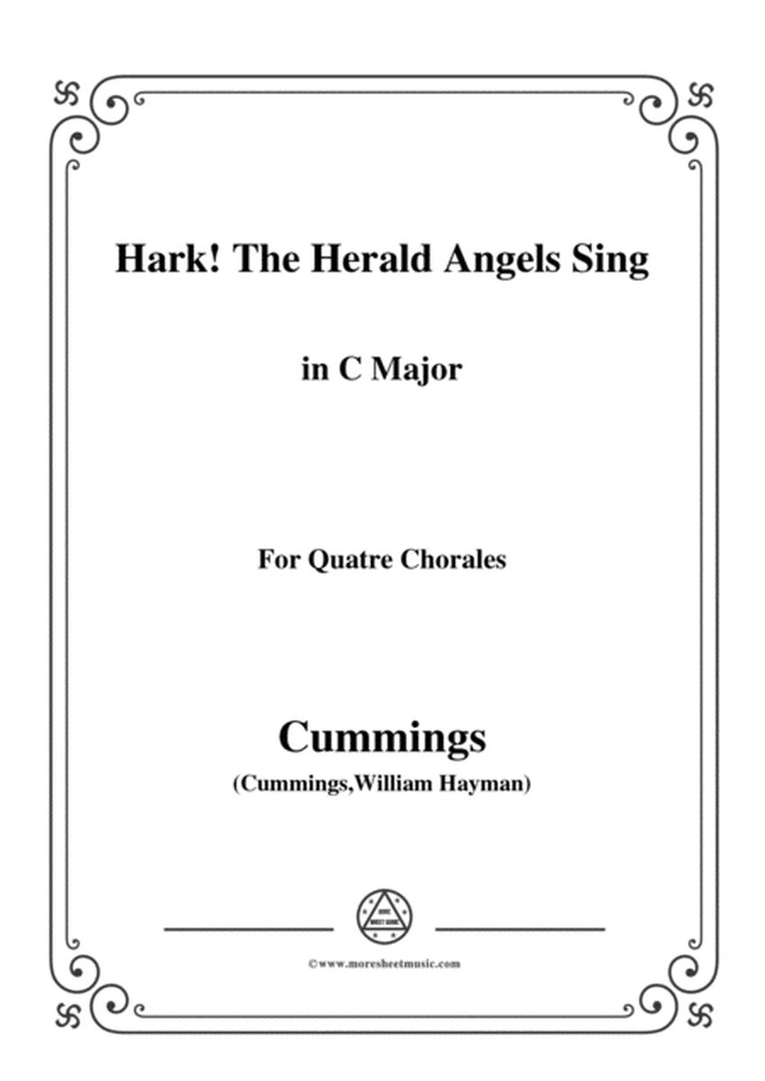 Cummings-Hark! The Herald Angels Sing,in C Major,for Quatre Chorales image number null