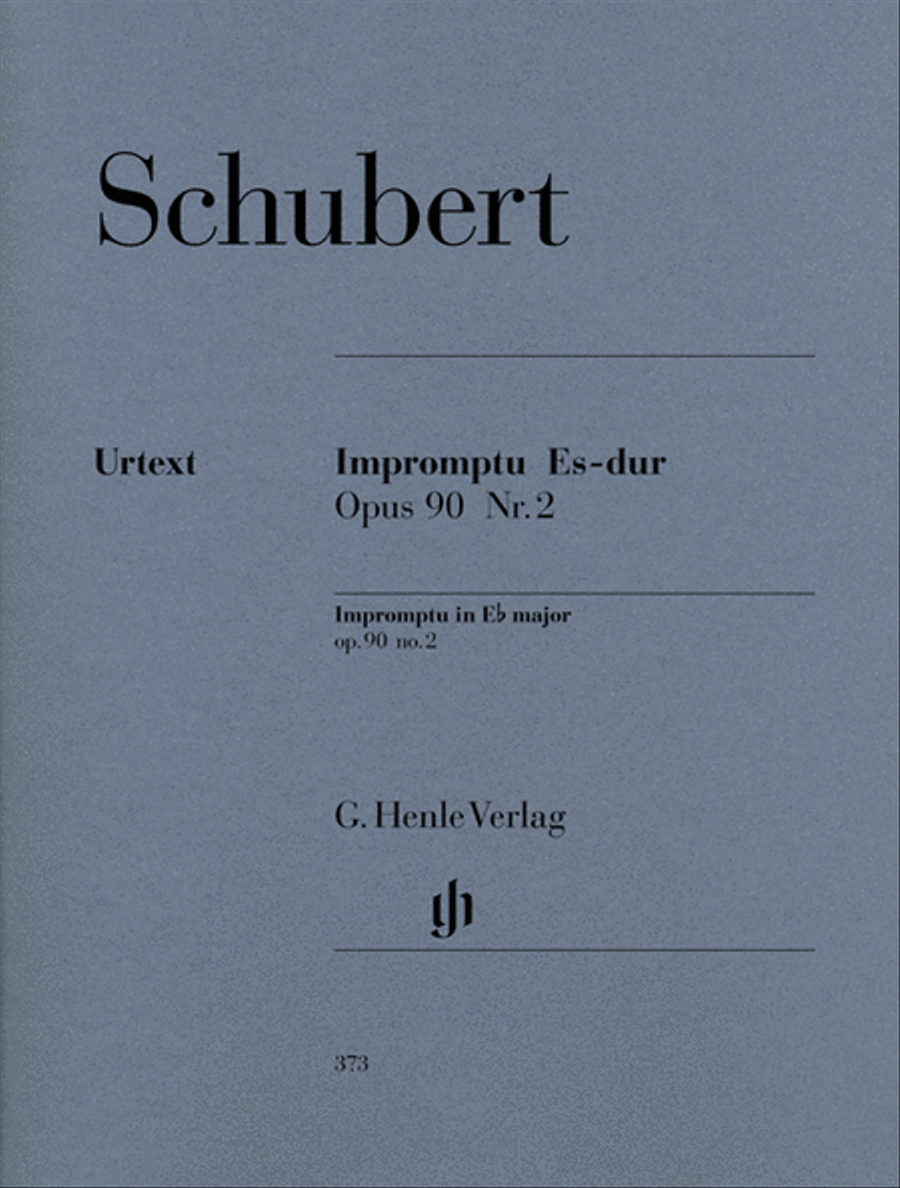 Impromptu E Flat Major Op. 90 D 899 Piano Solo scores gallery preview page 1
