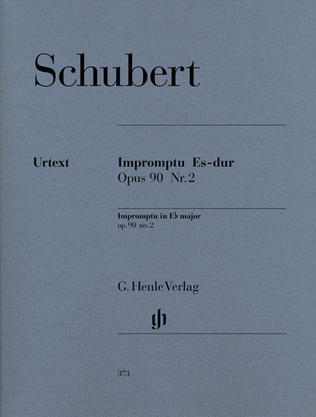Book cover for Impromptu E Flat Major Op. 90 D 899