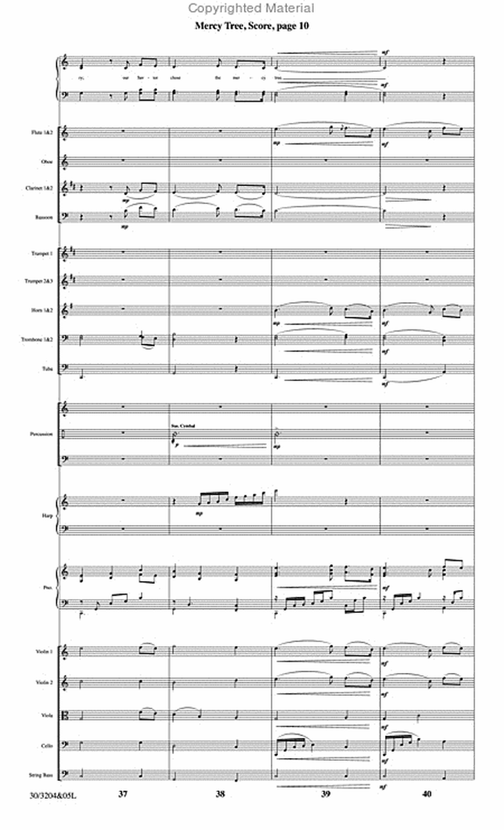 Mercy Tree - Orchestral Score and Parts image number null