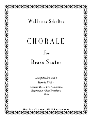 CHORALE for Brass Sextet