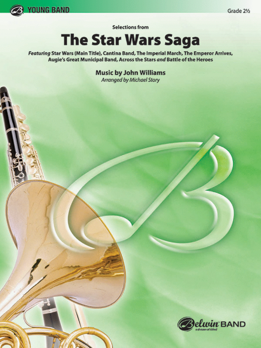 Selections from The Star Wars Saga Concert Band scores gallery preview page 1