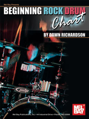 Book cover for Beginning Rock Drum Chart