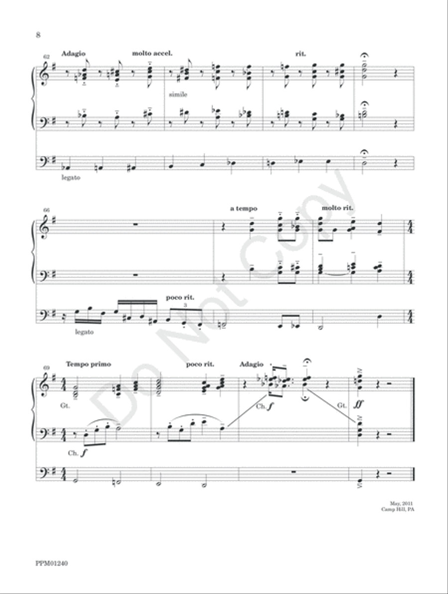 Fanfares and Toccatas on 'Engelberg' Organ scores gallery preview page 11
