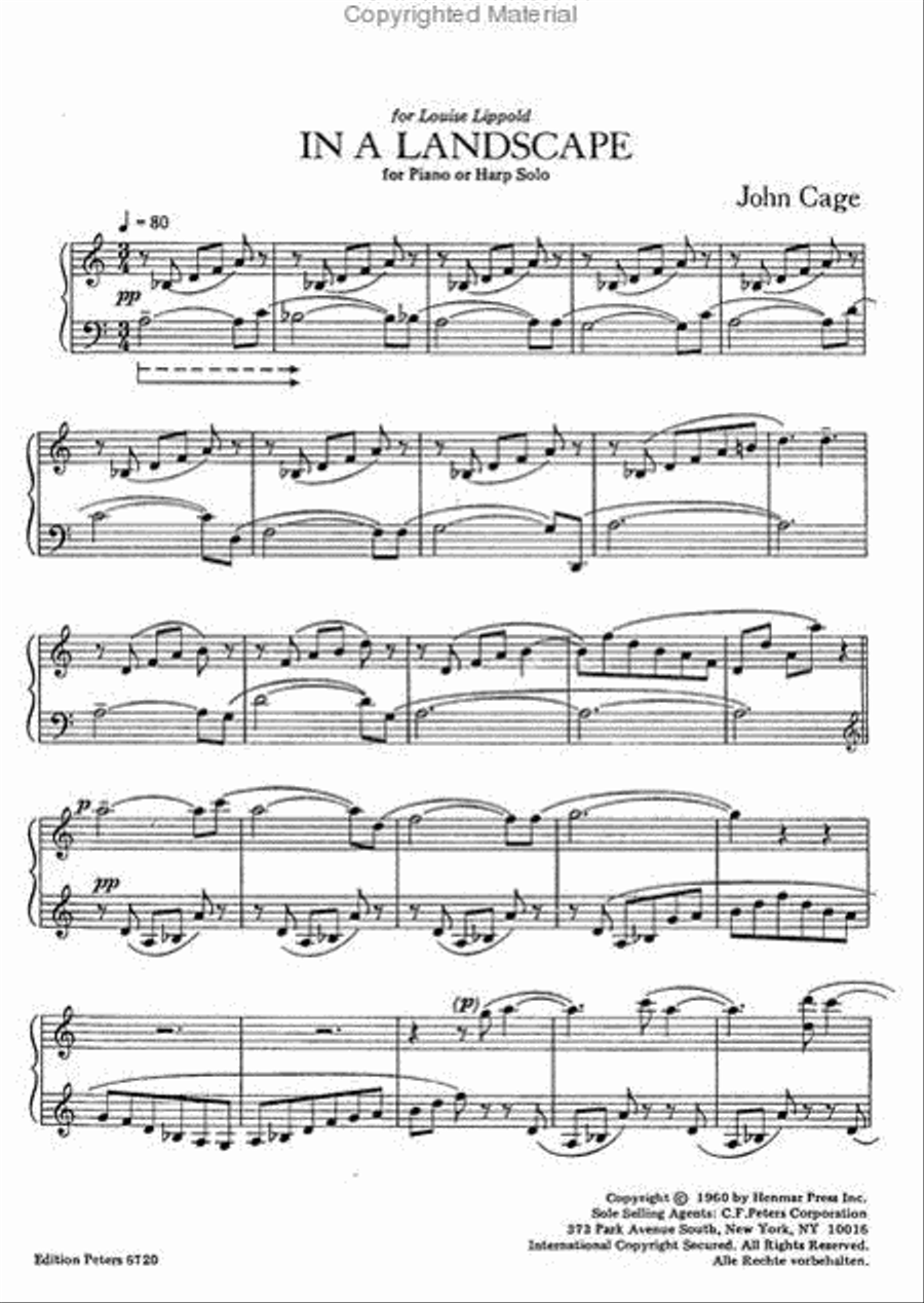 In a Landscape for Piano (Harp)