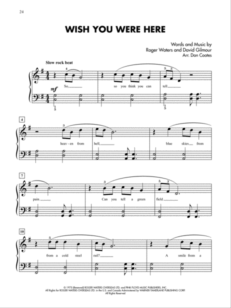 Classic Rock Hits for Teens, Book 1 Piano Solo scores gallery preview page 5