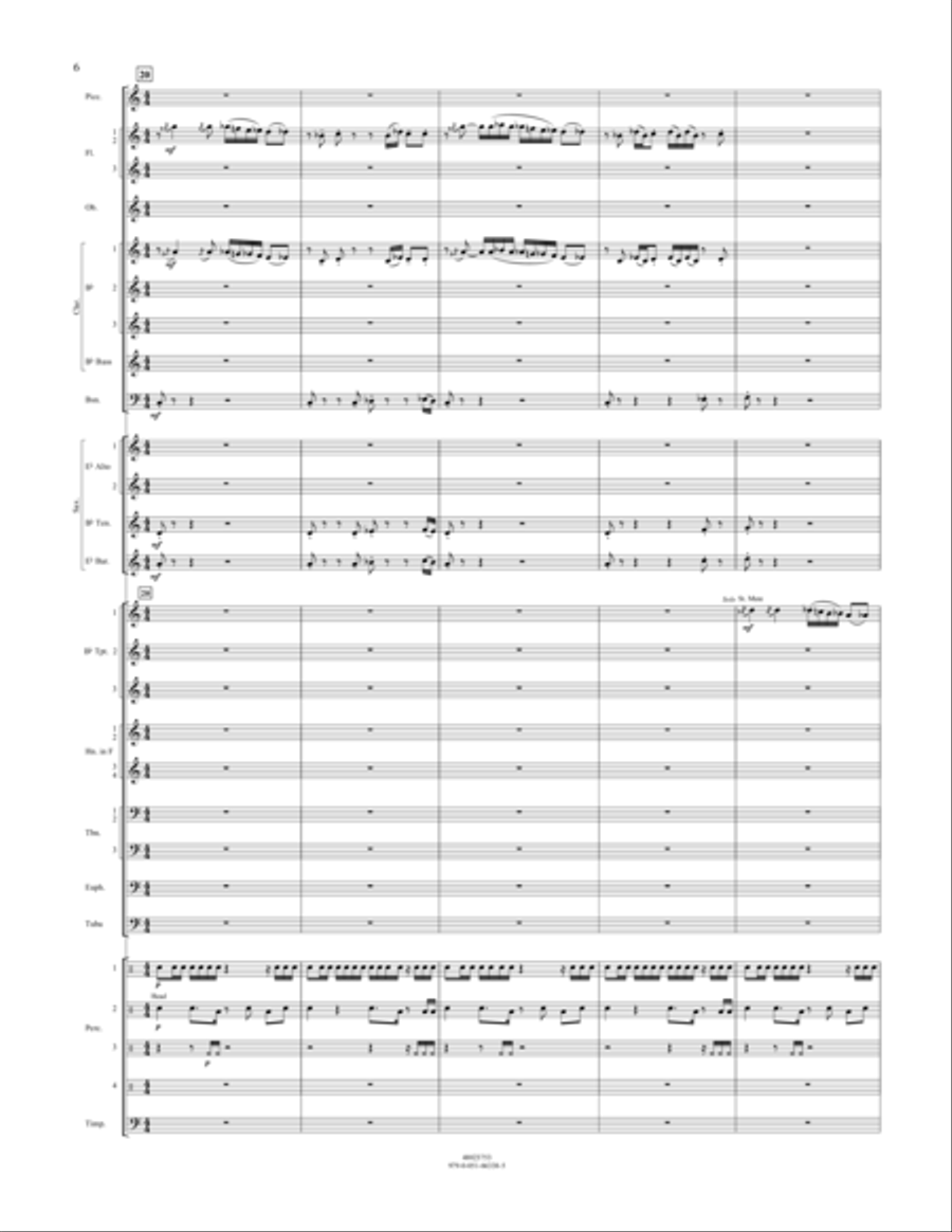 Speak to Me - Conductor Score (Full Score) Concert Band scores gallery preview page 6