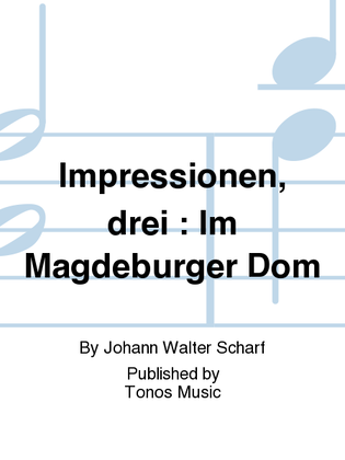 Impressionen, drei : Im Magdeburger Dom