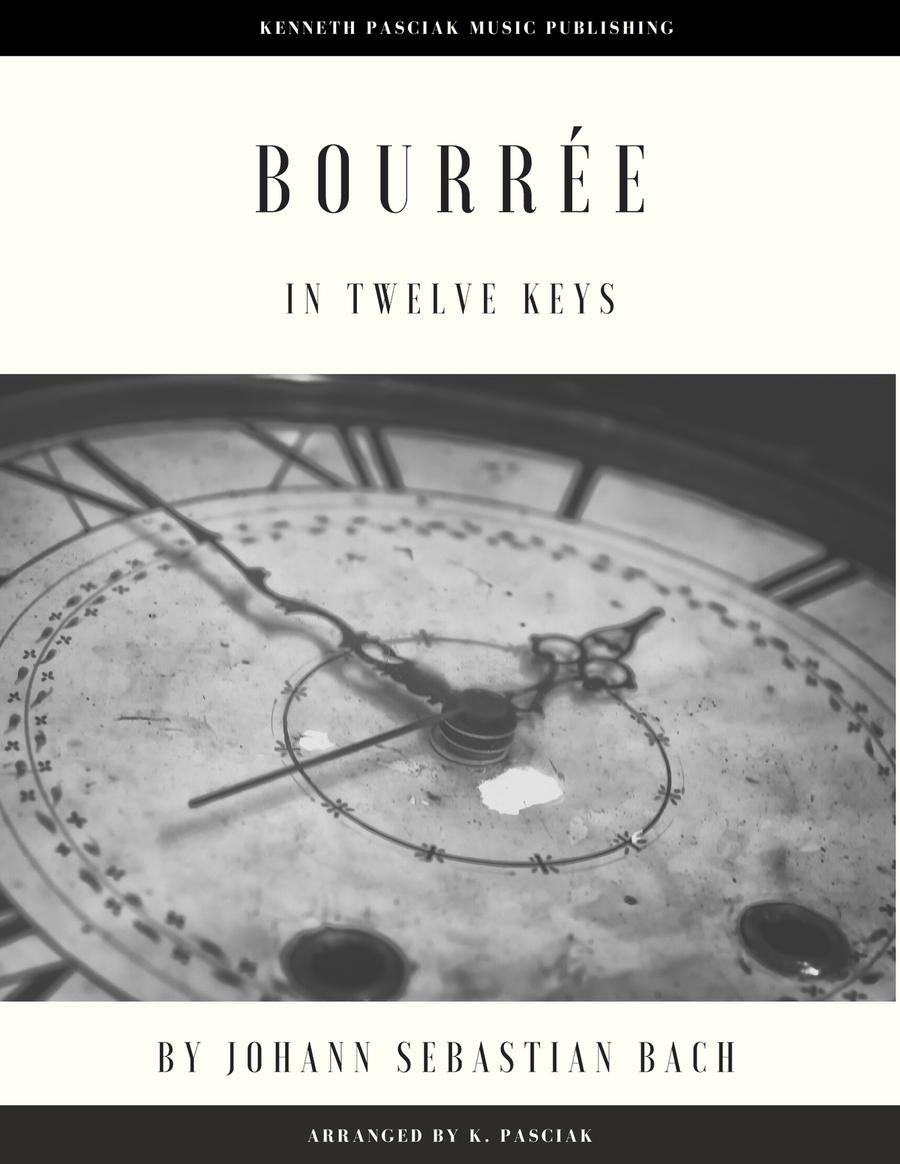 Bourrée in Twelve Keys (for Solo Guitar) Chamber Music scores gallery preview page 1