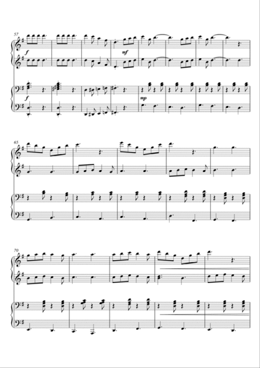 Diamond March Piano Duet Diamond March Piano Duet 1 Piano, 4-Hands scores gallery preview page 5