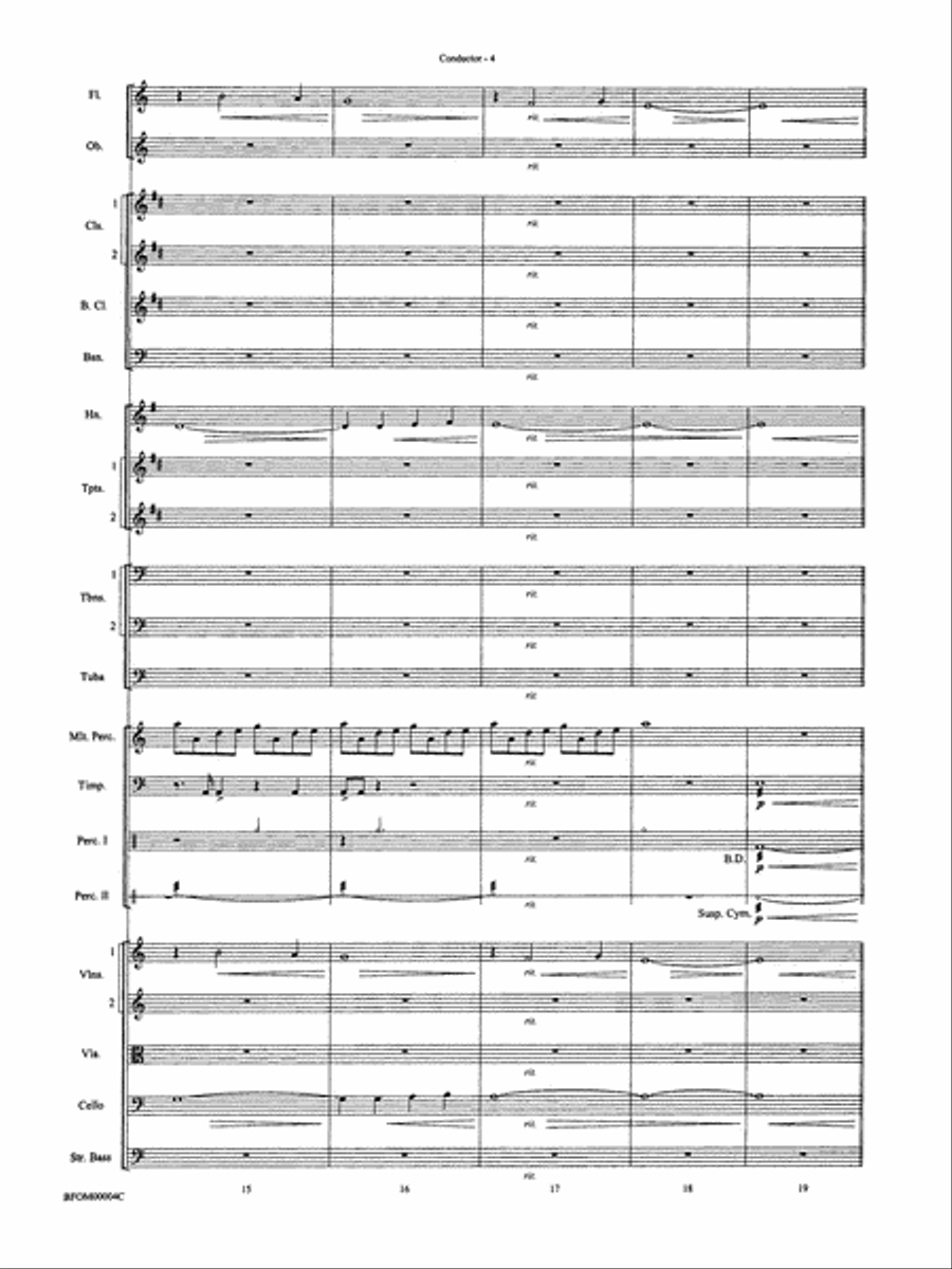 Rites of Tamburo: Score Rites of Tamburo: Score Full Orchestra scores gallery preview page 6