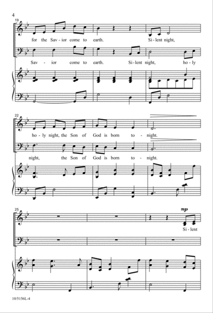 Christ is Born Christ is Born 4-Part scores gallery preview page 4