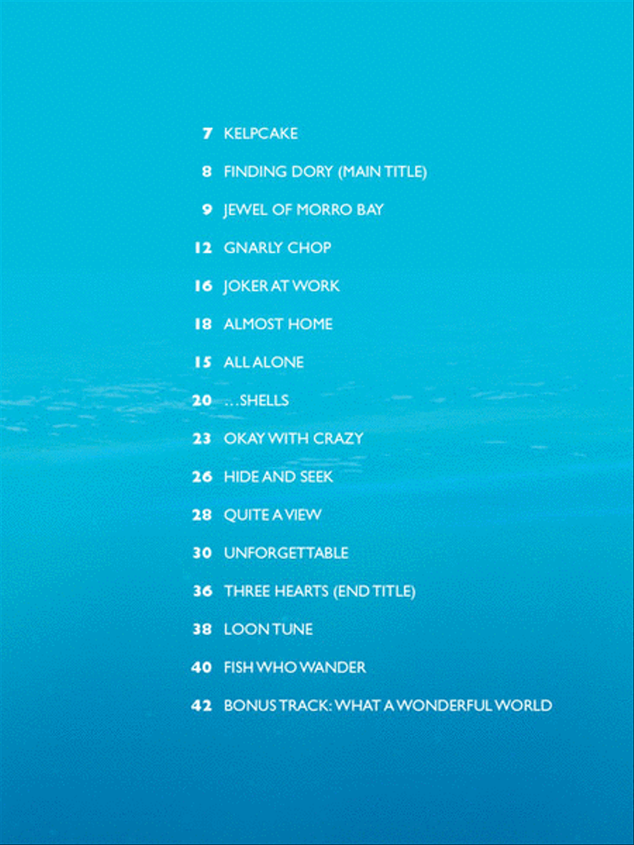 Finding Dory Piano Solo scores gallery preview page 2