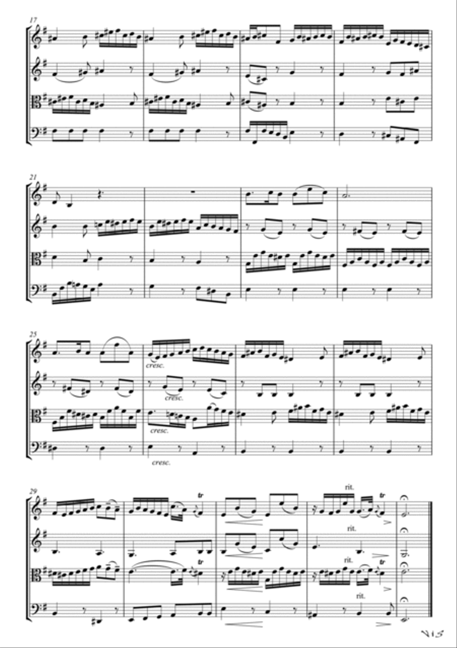 Siciliana Siciliana String Quartet scores gallery preview page 3
