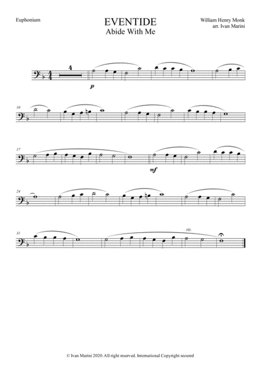 EVENTIDE (Abide With Me) - for Euphonium and Piano image number null