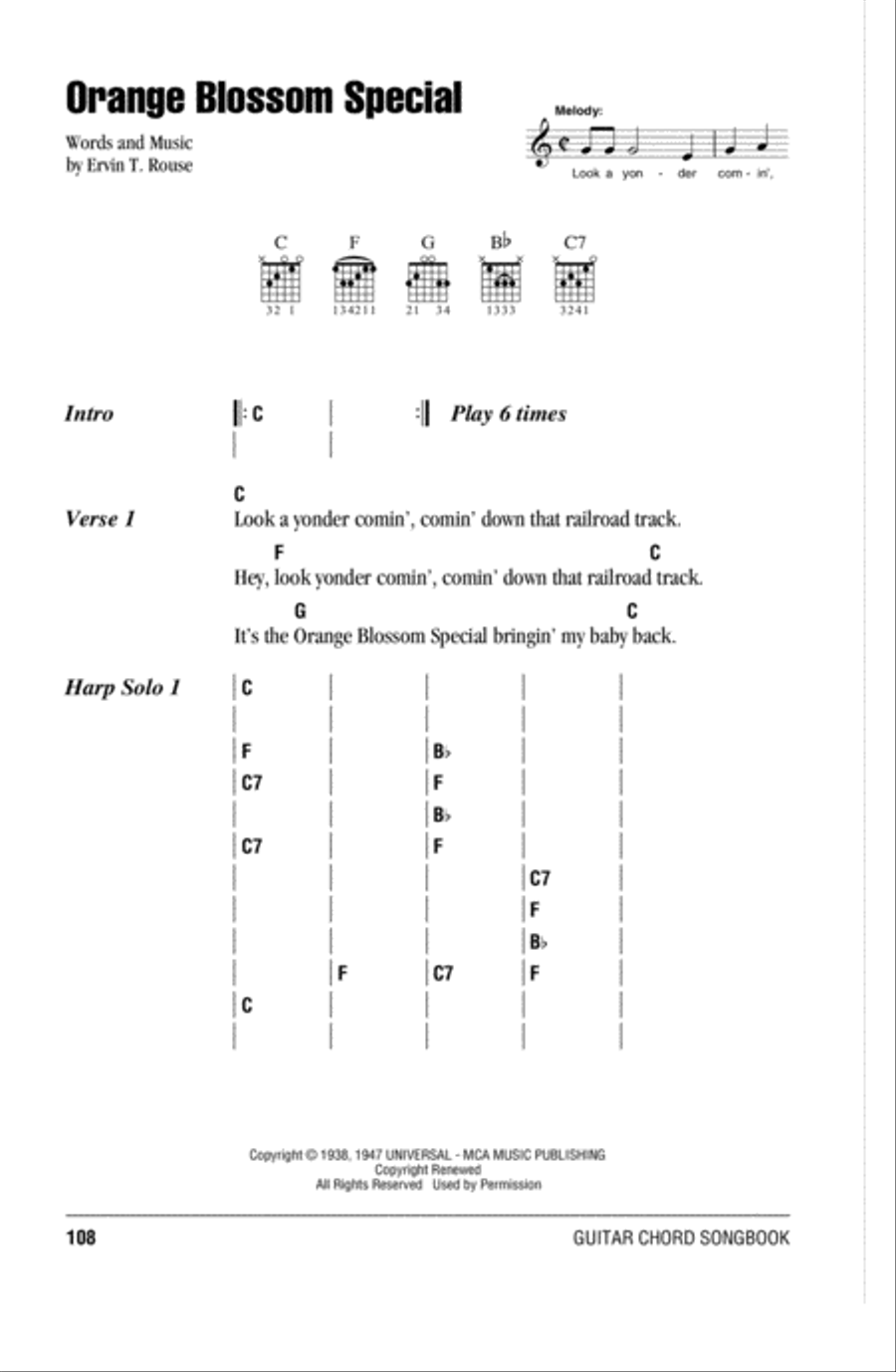 Orange Blossom Special Electric Guitar scores gallery preview page 1