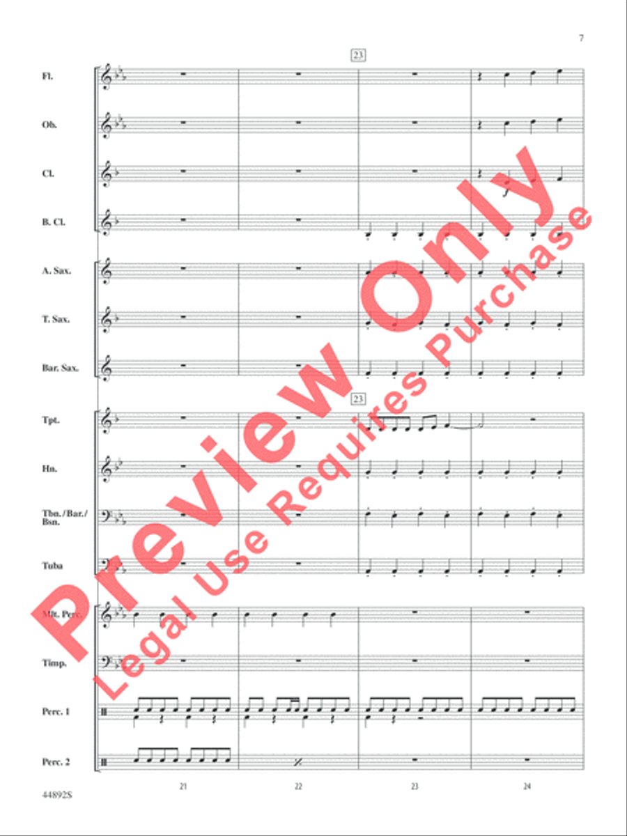 Zephyr Concert Band scores gallery preview page 8