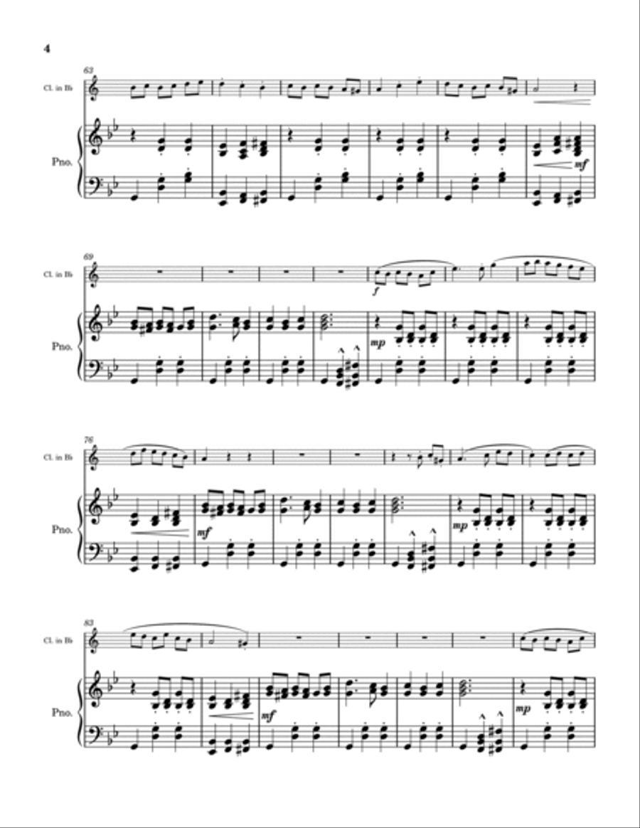 Montecian Festival Chamber Music scores gallery preview page 5