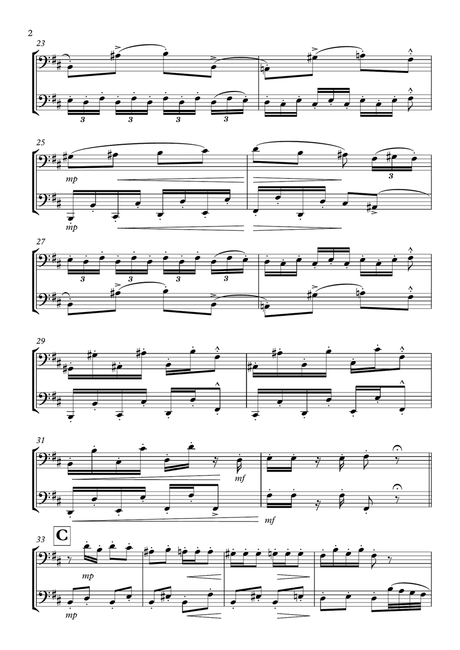 Dance Of The Sugar Plum Fairy: Tuba Duet Brass Duet scores gallery preview page 2