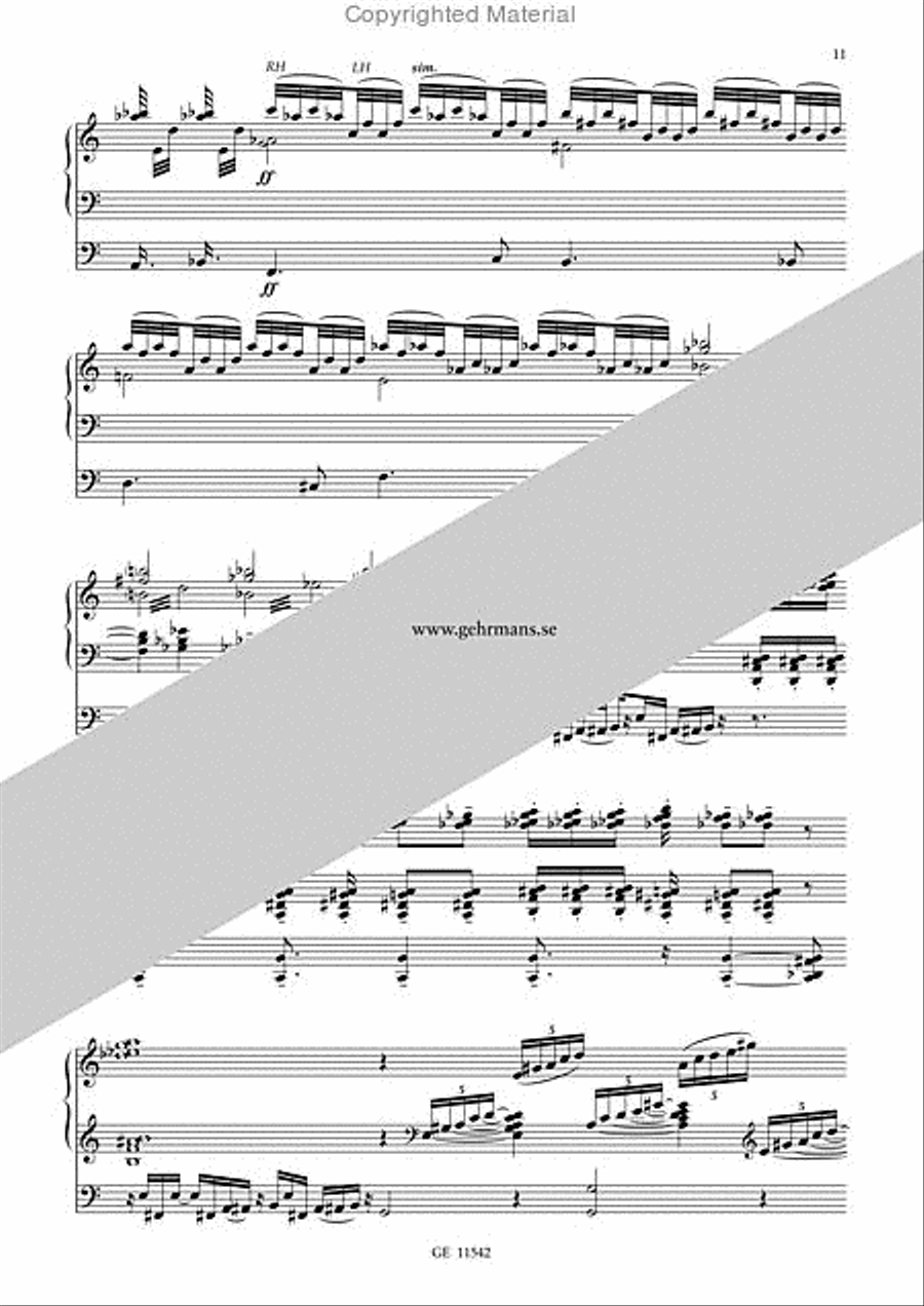 Tragoedia Organ scores gallery preview page 12