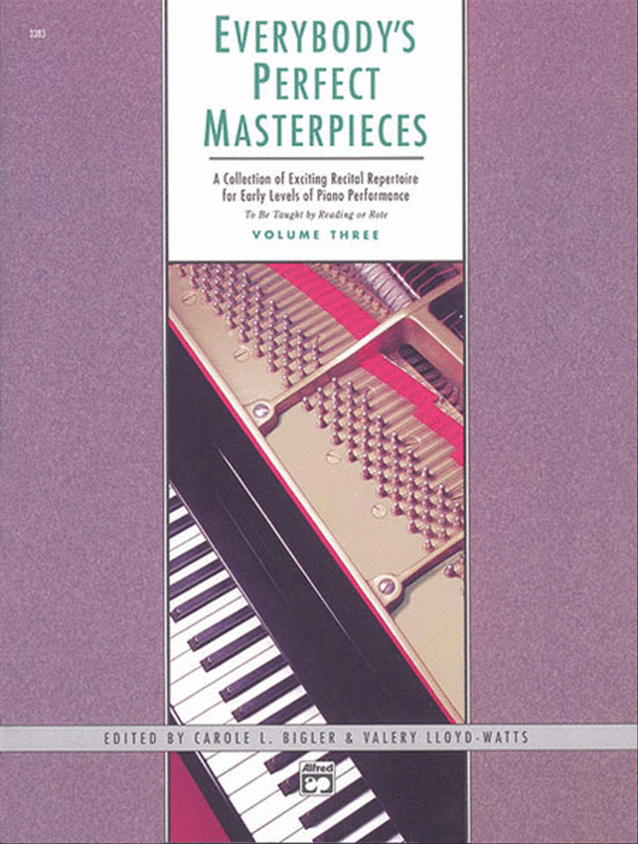 Everybody's Perfect Masterpieces, Volume 3 Easy Piano scores gallery preview page 1