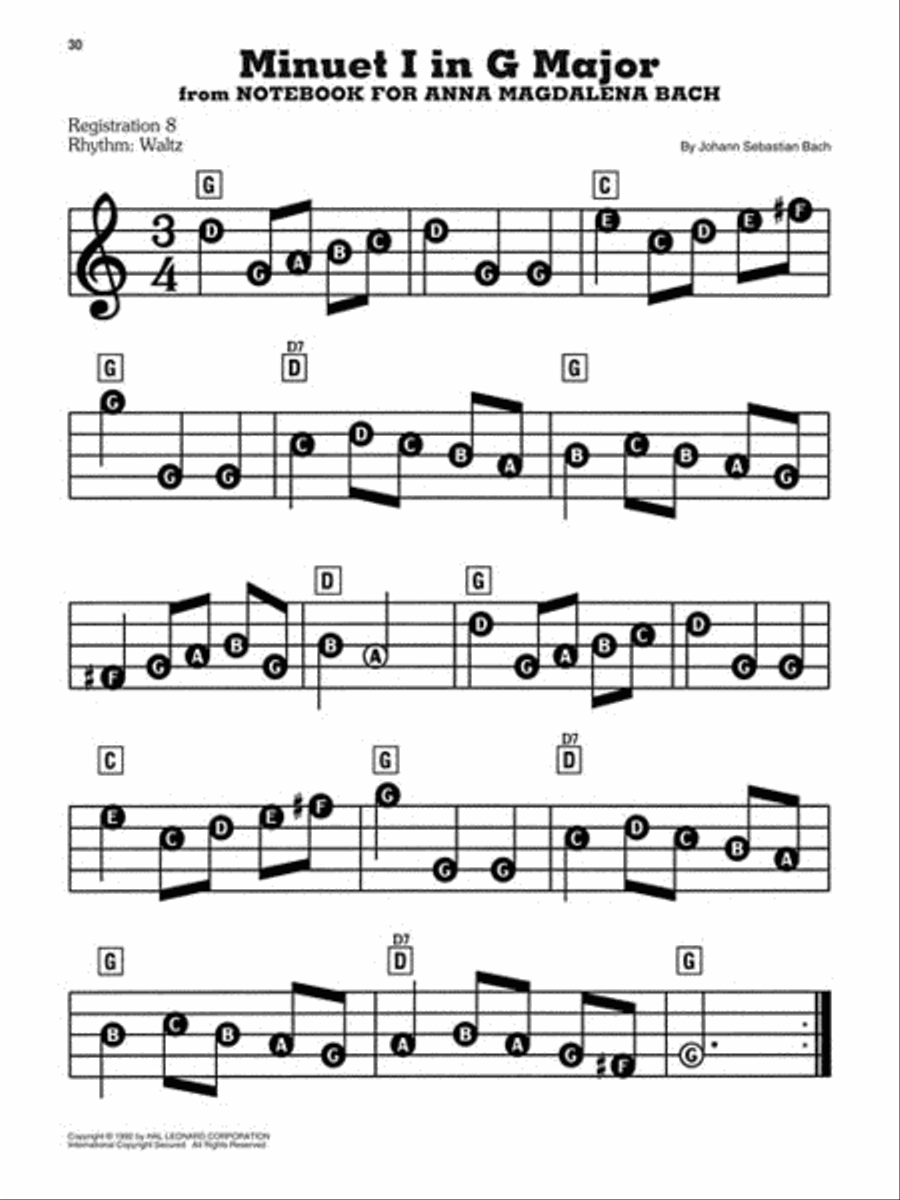 The Best of Bach Electronic Keyboard scores gallery preview page 4
