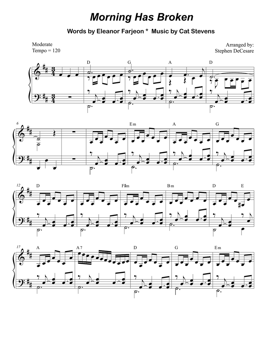 Morning Has Broken Morning Has Broken Flute scores gallery preview page 5