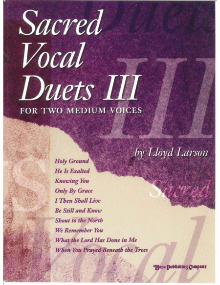 Sacred Vocal Duets III