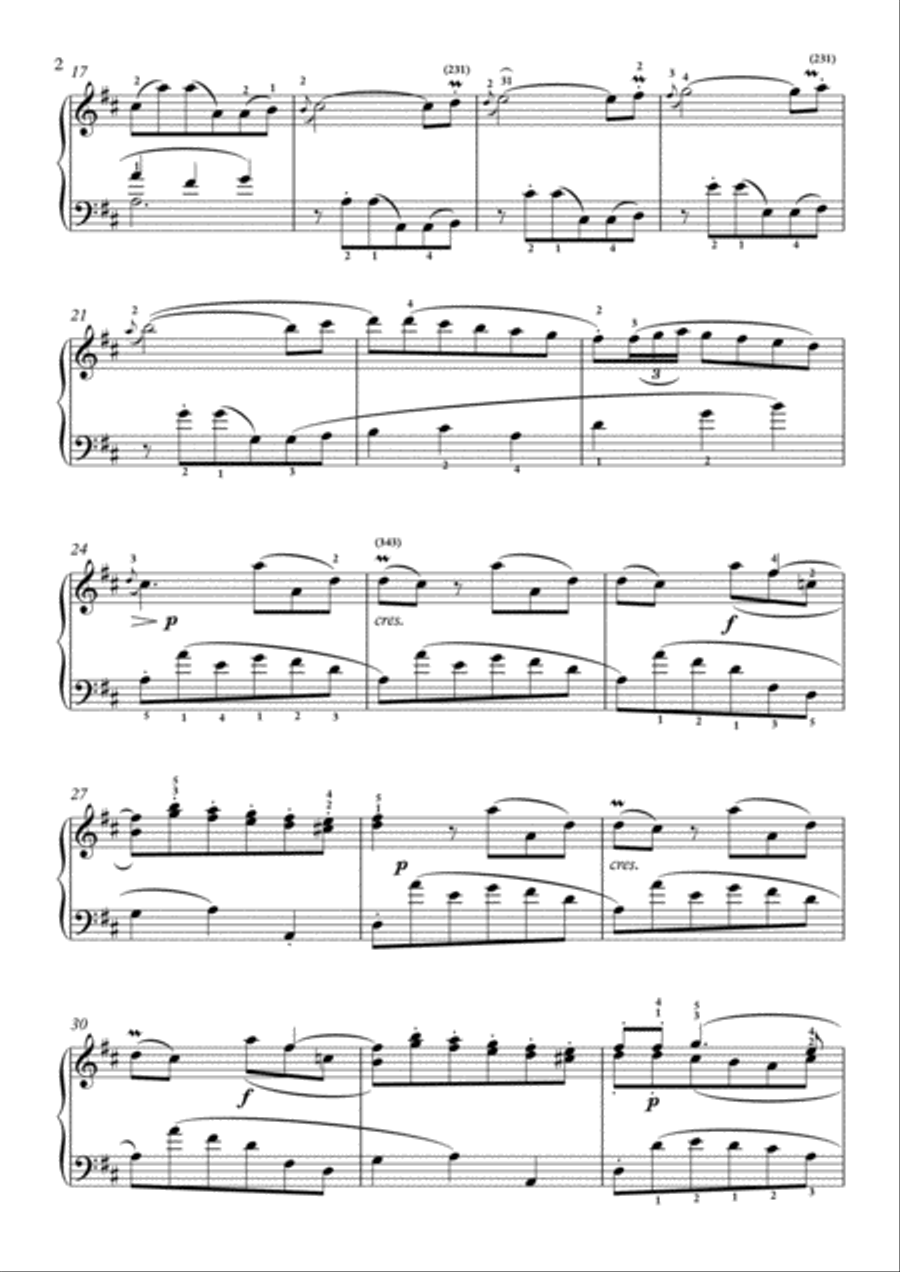 Scarlatti-Sonata in B-minor L.350 K.498(piano) Piano Solo scores gallery preview page 3