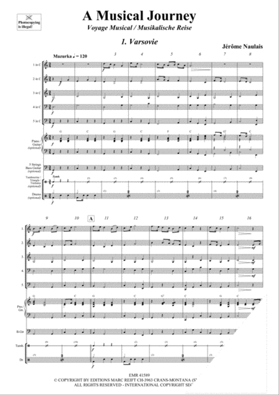 A Musical Journey Brass Band scores gallery preview page 3