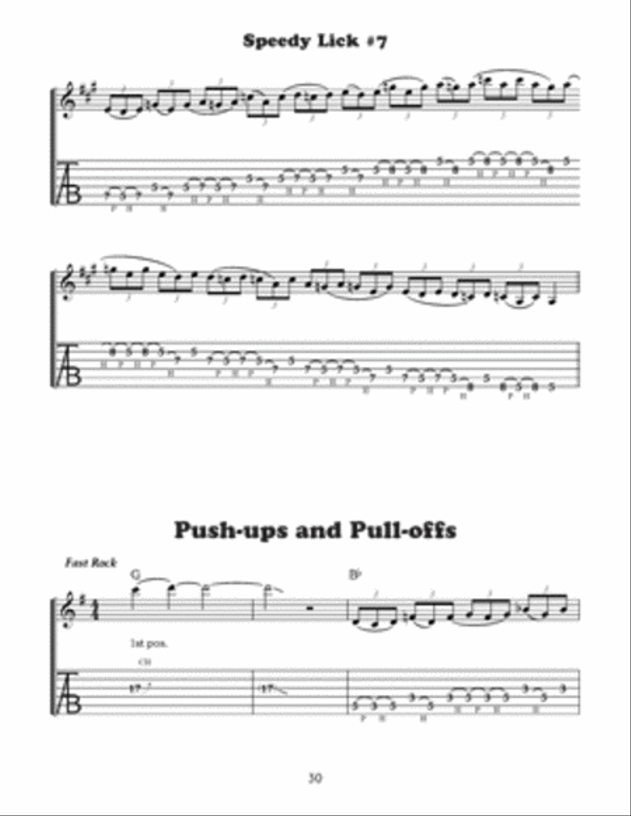 Electric Blues & Rock Guitar - The 1960's and 70's Electric Guitar scores gallery preview page 2