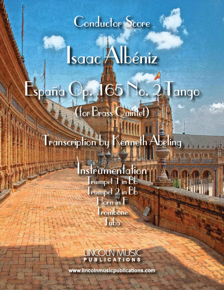Albeniz - Espana Op.165 No. 2 Tango (for Brass Quintet) image number null